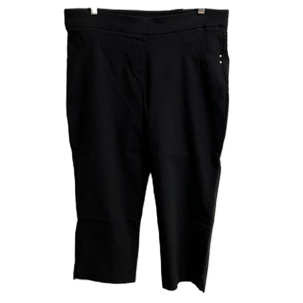 Roz & Ali Capri Jeggings Black Size 14
